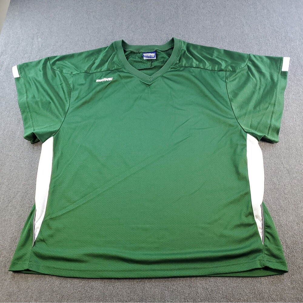 Brine Lacrosse Jersey Mens Green Blank Adult XL
